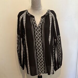 Boutique Cotton Bleu blouse